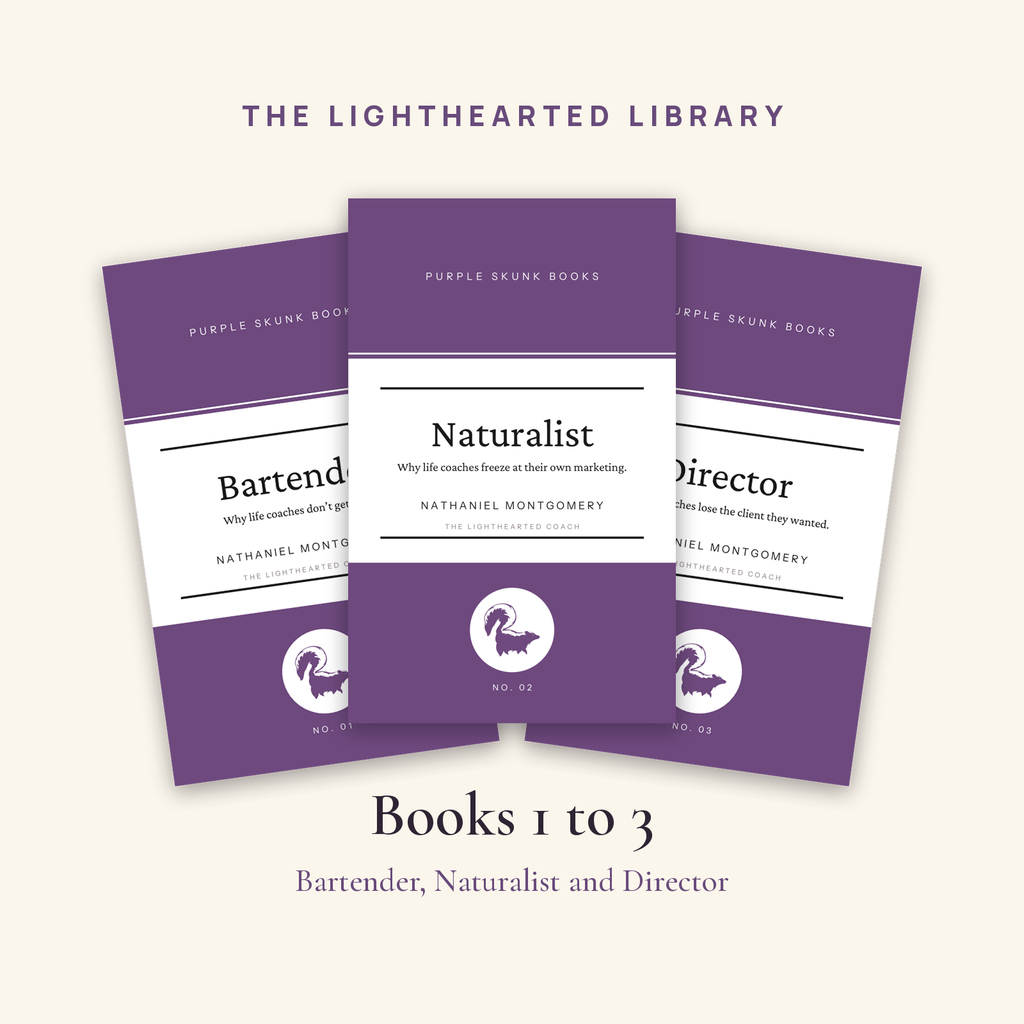 The Lighthearted Library, Books 1 to 3: Bartender, Naturalist and Director